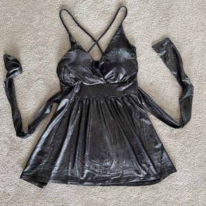 Seduction metallic tank top